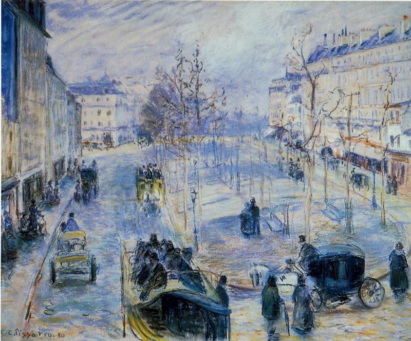 Le Boulevard de Clichy - Camille Pissarro Paintings